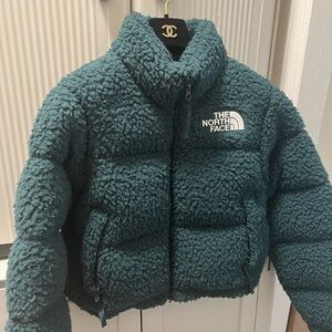 High Pile Nuptse Jacket - Ponderosa Green